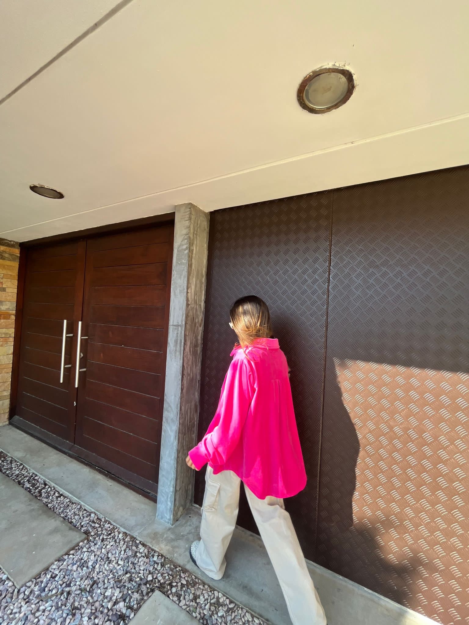 Sobrecamisa fucsia
