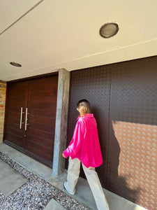 Sobrecamisa fucsia