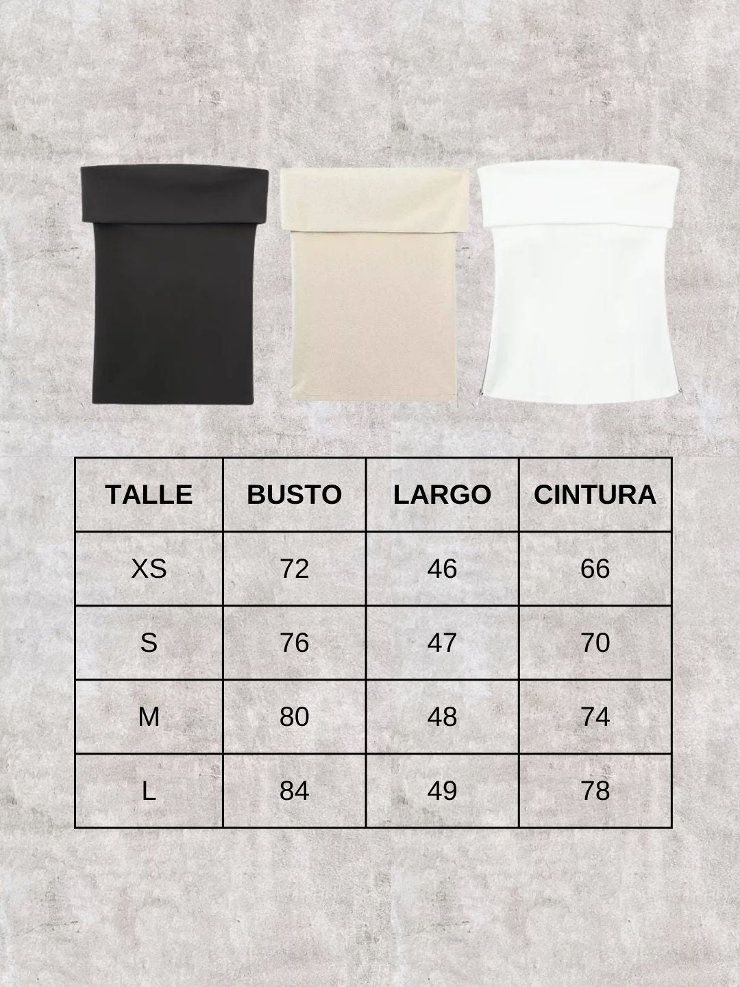 Top largo Beige