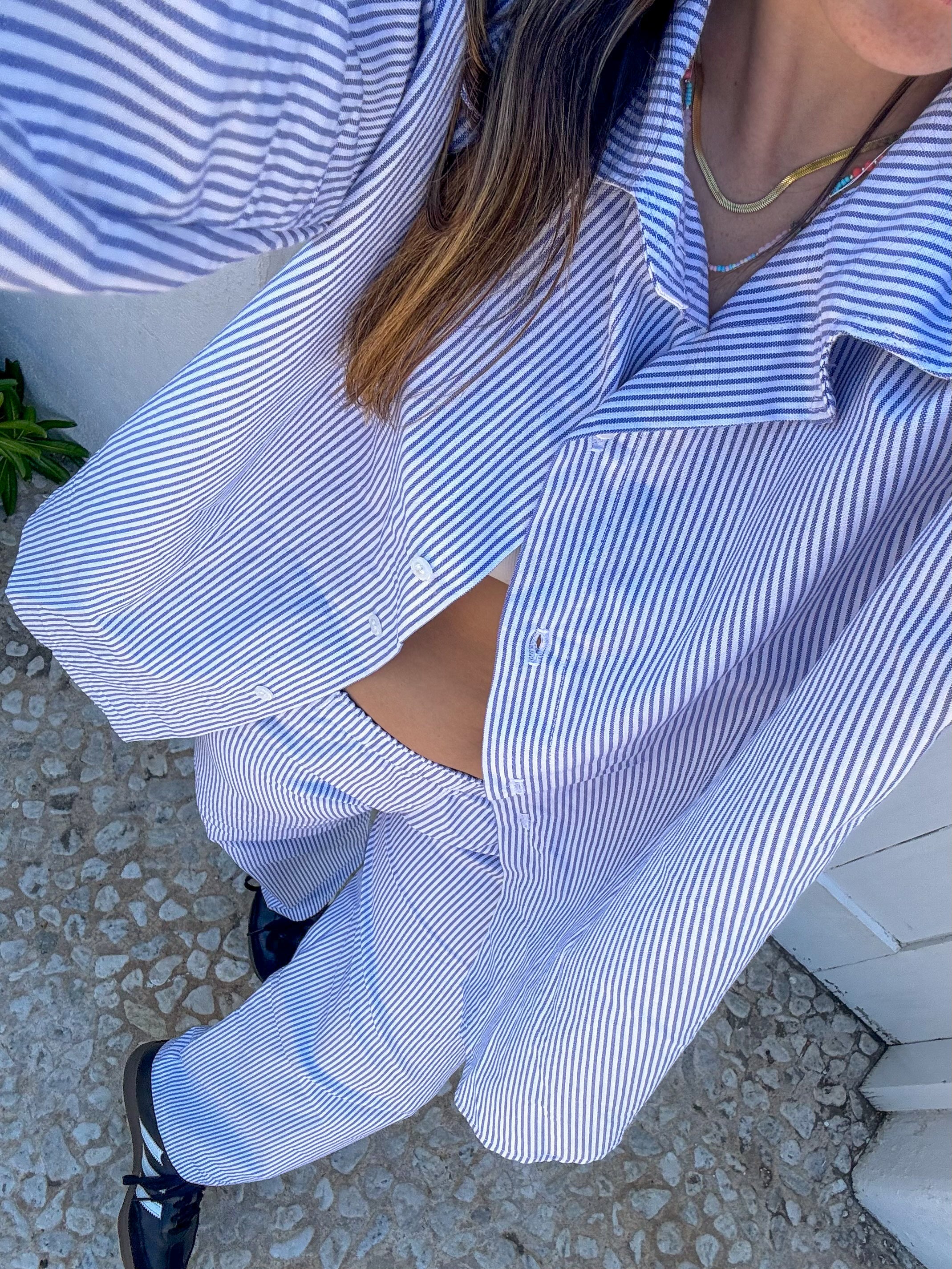 Camisa pijamera básica