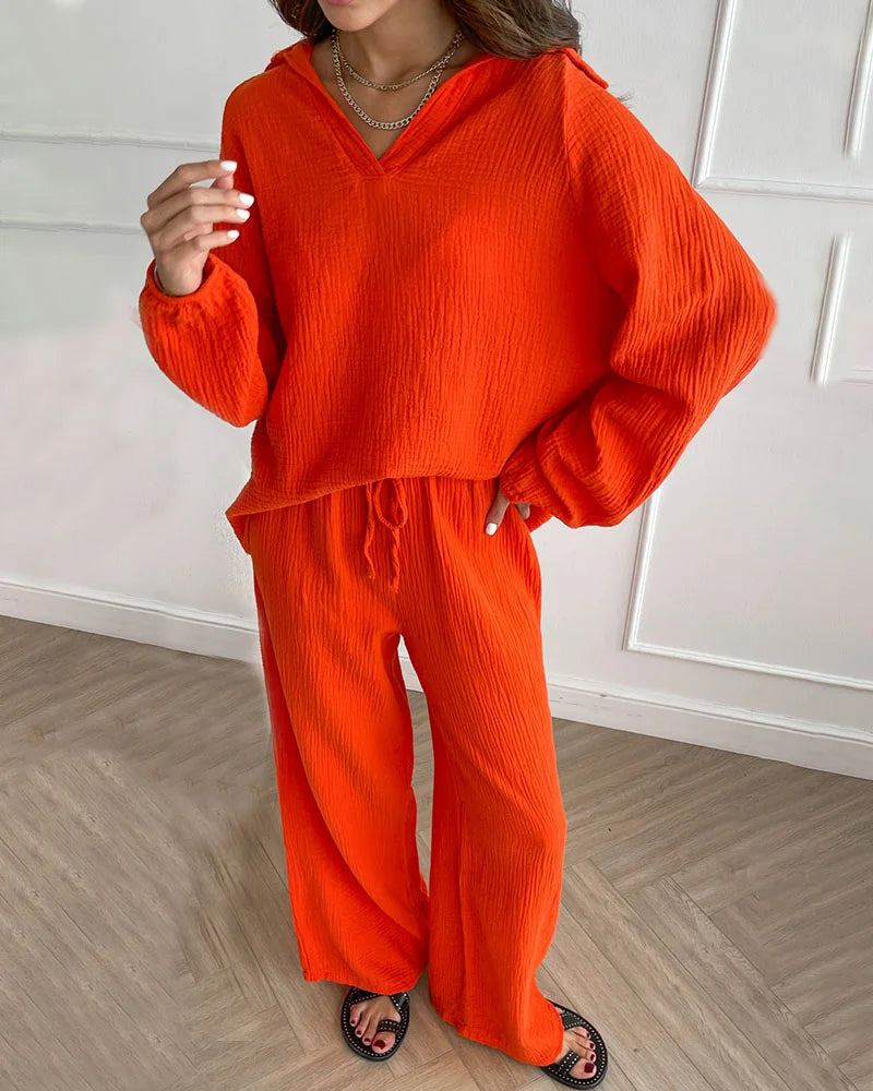 Pantalón muselina rojo
