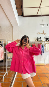 Camisa fucsia