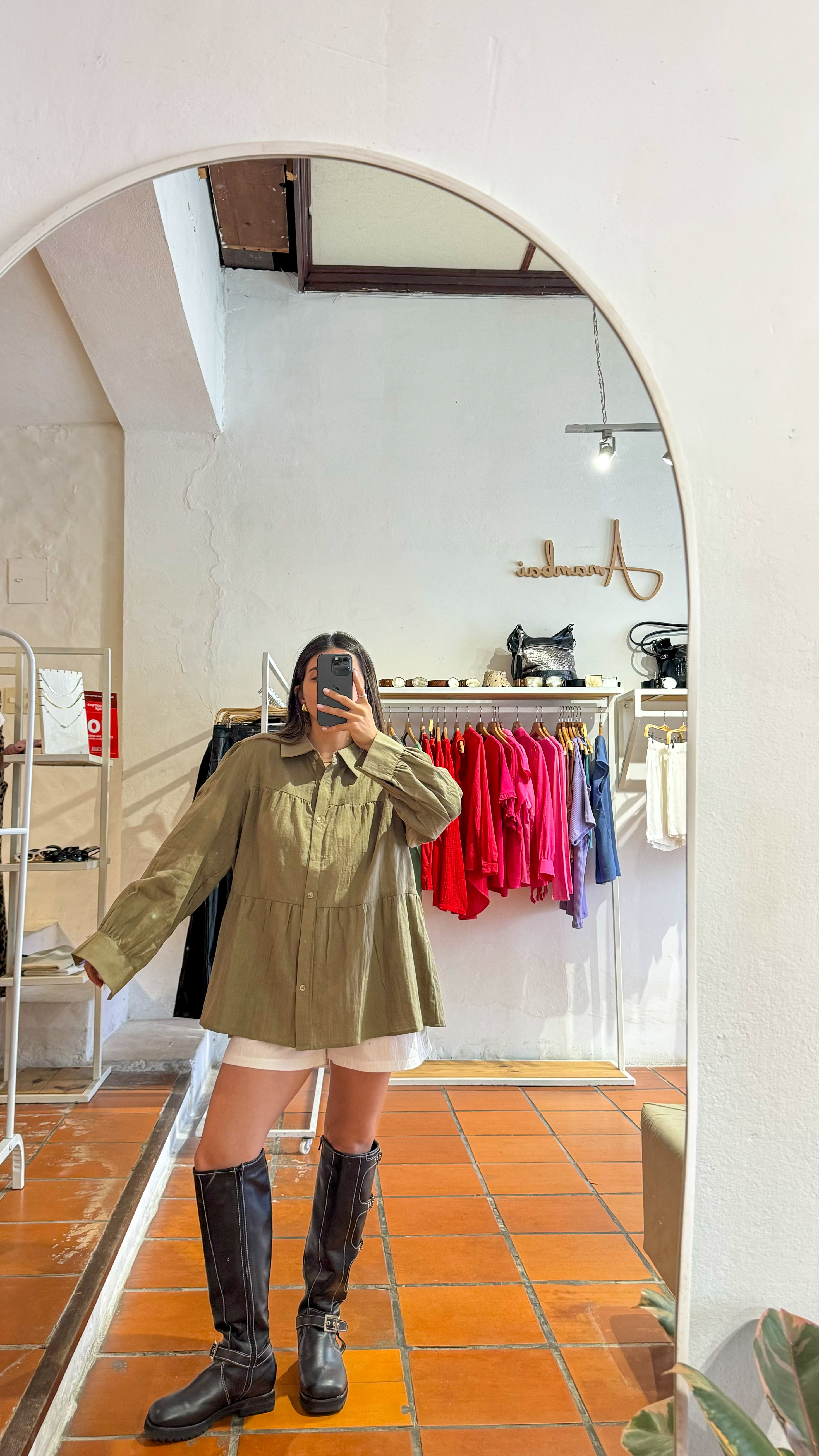 Camisa verde safari